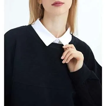 TAKIYA Fake Collar Detachable Blouse Dickey Collars Half Shirts False Collars Top for women Girls Outfits Casual Work