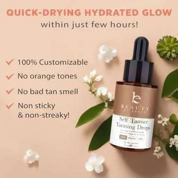 Customize Your Glow with Natural Self Tanning Drops