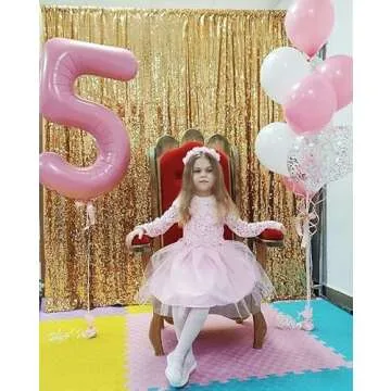 Celebrate with Pearlescent Pink 6 Balloon for Birthdays