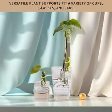 lEPECQ 6Pcs Plant Propagation Friends, Plant Cutting Holder for Stems, Sprouts and Shoots, Plant Propagation Buddy for an Indoor Garden or a Plant Propagation Station