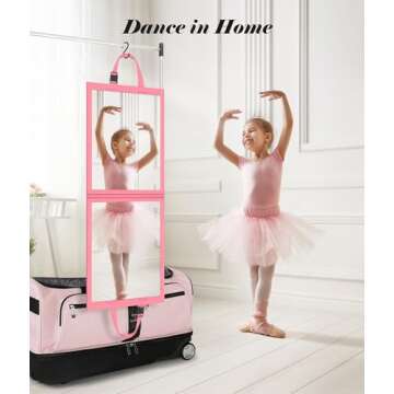 Portable HD Dance Mirror - Foldable, Durable & Versatile