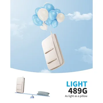 SAIJI Laptop Lap Desk with Pillow Cushion, Ultra Lightweight Portable Computer Stand Desk for Couch, Bed & Chair, Fit up to 17” Laptop & MacBook Air with Side Pocket, Rails for Airflow