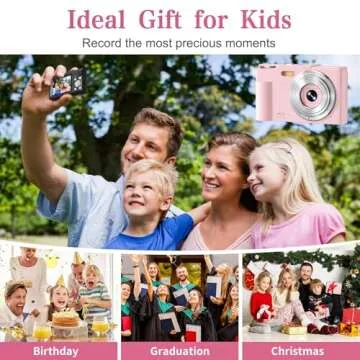 FHD 1080P Kids Digital Camera with Zoom and Flash