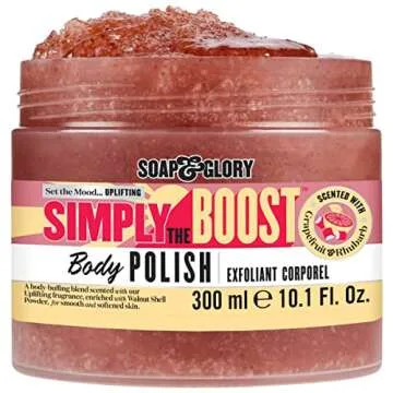 Soap & Glory Simply The Boost Exfoliating Body Scrub - Smoothing & Buffing Body Scrub - Body Polish ...