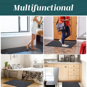 HOMWE Durable All-Weather Door Mats Set - 2 Pieces