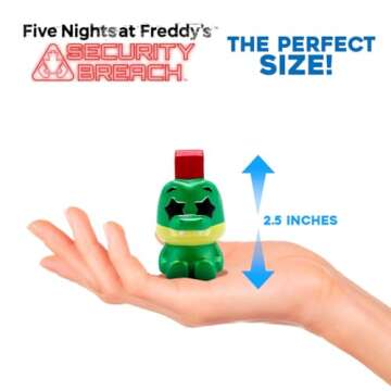 Five Nights at Freddy's Security Breach SquishMe Series 1 Collectors Box 5-Pack: Stress Relief Toy, ...