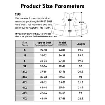 ALONG FIT Sweat Sauna Vest for Women Waist Trainer Corset Fitness Plus Size Neoprene Body Shaper Black-gray