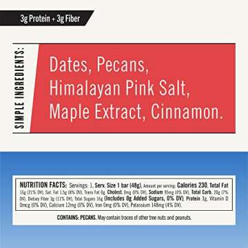 Thunderbird Bars Energy Snack, Gluten-Free with Protein, Healthy Real Food, Vegan Paleo Non-GMO, No ...