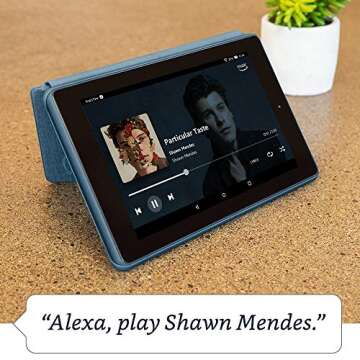 Fire 7 Tablet with 7-inch Display and Alexa Integration