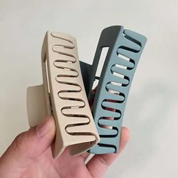 Nalodu Hair Claw Clips – 4 Inch Durable Hold for Thick Hair