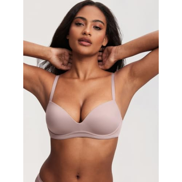 DOBREVA Push Up Bra Wireless Soft Comfortable Fit 38B