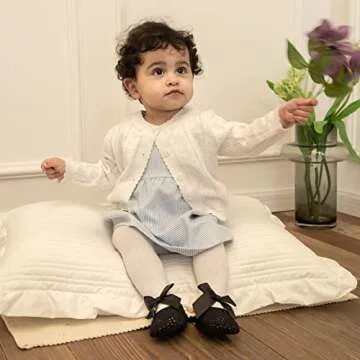 Baby Girls Princess Bowknot Soft Sole Cloth Crib Shoes Sneaker