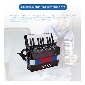 Kids Accordion 17-Key Mini Musical Instrument for Children
