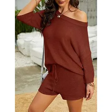 Stylish Mafulus Women’s Sweater & Shorts Set for Fun