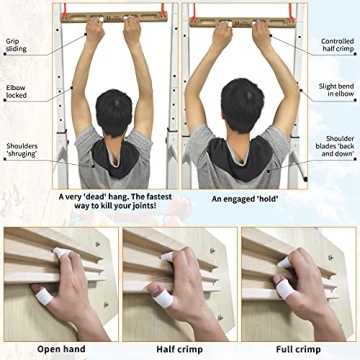 Portable Rock Climbing Fingerboard for Strength Training