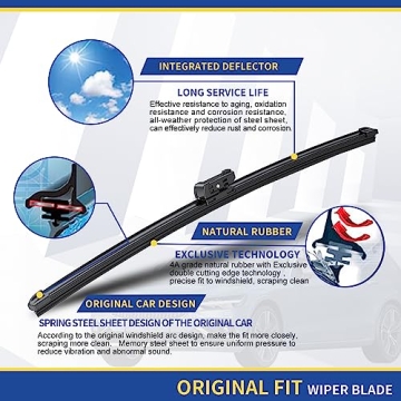 Quality Replacement Wiper Blades for GMC Terrain Chevy Equinox