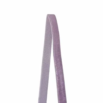 QIANF Vintage Lavender Velvet Ribbon for Elegant Crafts