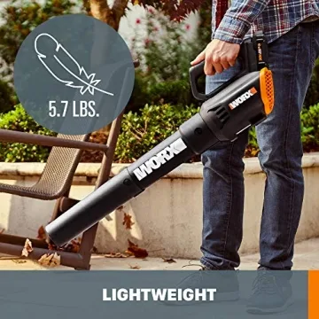 Worx 20V String Trimmer Leaf Blower Bundle with Battery Charger