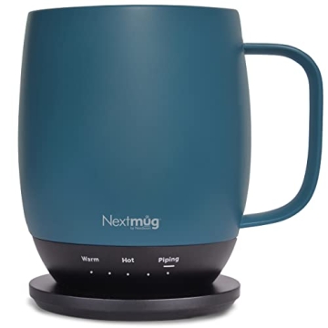 Nextmug - Smart Temperature-Controlled Coffee Mug (Slate Blue, 14 oz)