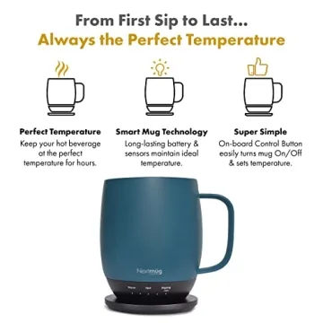 Nextmug Smart Temperature-Controlled Coffee Mug 14 oz