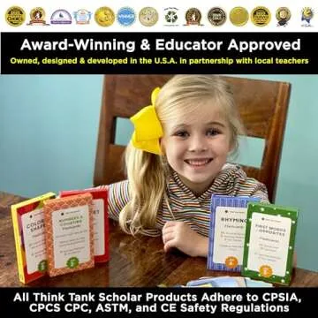 Think Tank Scholar Educational Flash Cards for Kids 2-6
