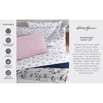 Eddie Bauer Kids Bedding - Super Soft, Stain-Resistant Sheets