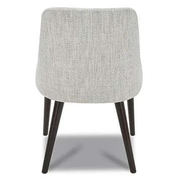 CHITA Mid-Century Modern Dining Chairs Set of 2 Ivory