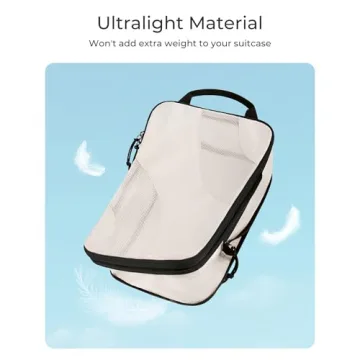 BAGSMART Compression Packing Cubes for Travel Organization