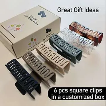 Durable Large Hair Claw Clips Perfect for Thick Hair