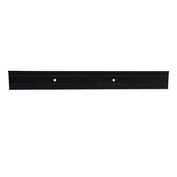 RecPro RV Insert Roof Flat Trim | Black | Aluminum | 92" Length | Made in The USA (5 Count)