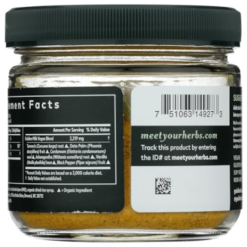 Gaia Herbs Golden Milk Powder for Stress Support