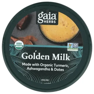 Gaia Herbs Golden Milk Powder for Stress Support