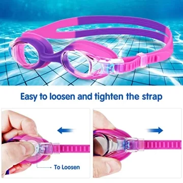 Starweh Kids Swim Goggles 2 Pack Anti Fog Suitable Ages 6-14