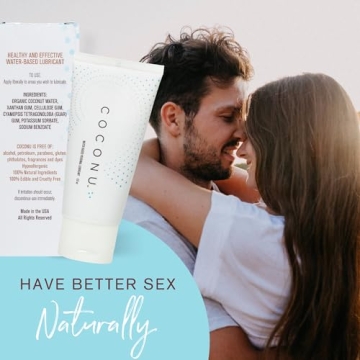 Coconu Coconut Water-Based Lubricant | Vegan & Edible 3.0 oz