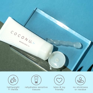 Coconu Coconut Water-Based Lubricant | Vegan & Edible 3.0 oz