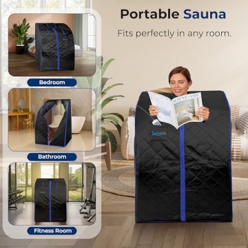 SereneLife Infrared Sauna Tent with Heated Foot Pad