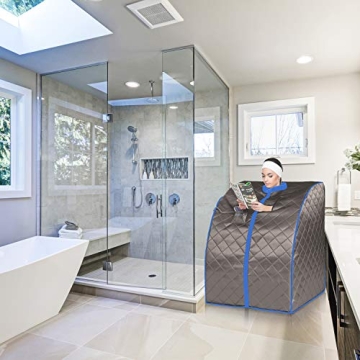 SereneLife Infrared Sauna Tent with Heated Foot Pad