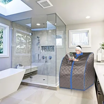 SereneLife Infrared Sauna Tent with Heated Foot Pad