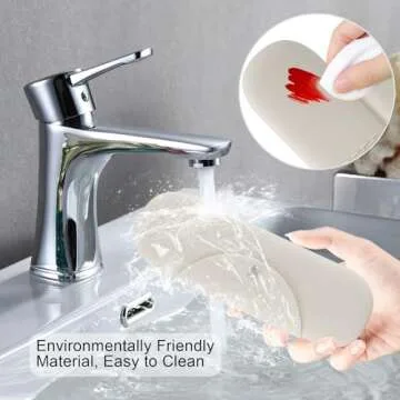 woloyo Travel Makeup Brush Holder, Silicone Makeup Bag Organizer, Make up Brushes Pack Cosmetic Bag, Makeup Brush Case Travel Essentials for Women (White)