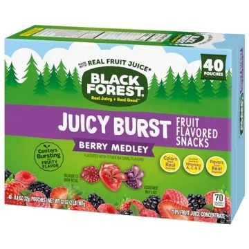 Black Forest Juicy Burst Snacks - Delicious Gummy Treats