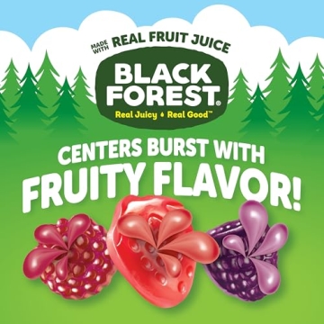Black Forest Juicy Burst Snacks - Delicious Gummy Treats