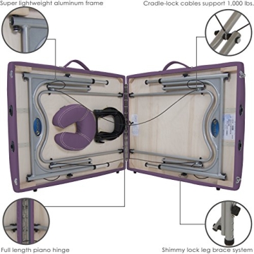 Earthlite Portable Massage Table Luna - 30" Wide, Lightweight & Professional