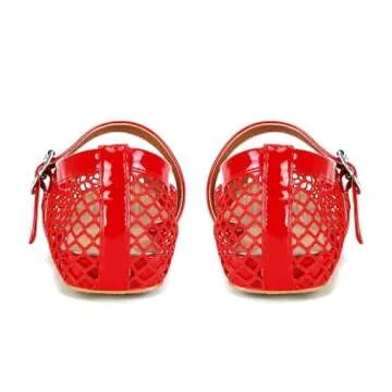 DOEYG Women's Mesh Ballet Flats Comfortable & Chic