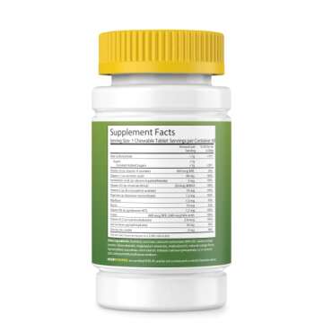 Noor Vitamins Halal Kids Multivitamin Chewable - Essential Vitamins for Immune, Bone & Eye Health wi...