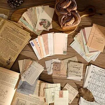 234 Pieces 4 Sets Vintage Scrapbook Paper Junk Journal Pages Collage Paper Ephemera Bundle Junk Journaling Supplies Craft Kits for Bullet Albums Planners Wall Art Decoupage Crafter Gifts Supplies