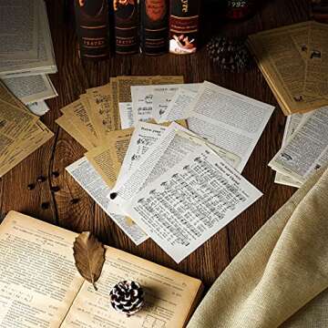 234 Pieces 4 Sets Vintage Scrapbook Paper Junk Journal Pages Collage Paper Ephemera Bundle Junk Journaling Supplies Craft Kits for Bullet Albums Planners Wall Art Decoupage Crafter Gifts Supplies