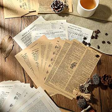 234 Pieces 4 Sets Vintage Scrapbook Paper Junk Journal Pages Collage Paper Ephemera Bundle Junk Journaling Supplies Craft Kits for Bullet Albums Planners Wall Art Decoupage Crafter Gifts Supplies