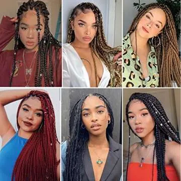 DIFUNEE Pre-stretched Braiding Hair - 16 Inch 8 Packs Dark Brown Short Braiding Hair For Twist or Box Braids, Yaki Texture Hot Water Setting Synthetic Braiding Hair Extensions (16 Inch, #2-8P)