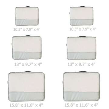 DoubleTrip Packing Cubes for Travel Accessories Luggage Organizer Bag Set Clothes Carry on Suitcase Bag