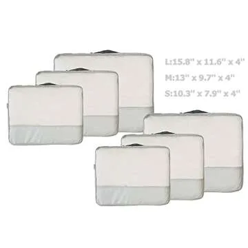 DoubleTrip Packing Cubes for Travel Accessories Luggage Organizer Bag Set Clothes Carry on Suitcase Bag